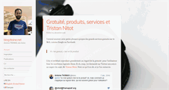 Desktop Screenshot of blog.ttoine.net